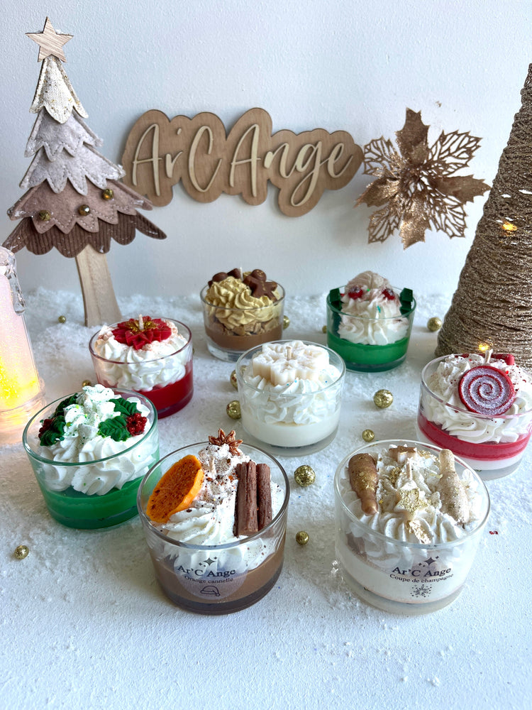 Les bougies gourmandes de Noël