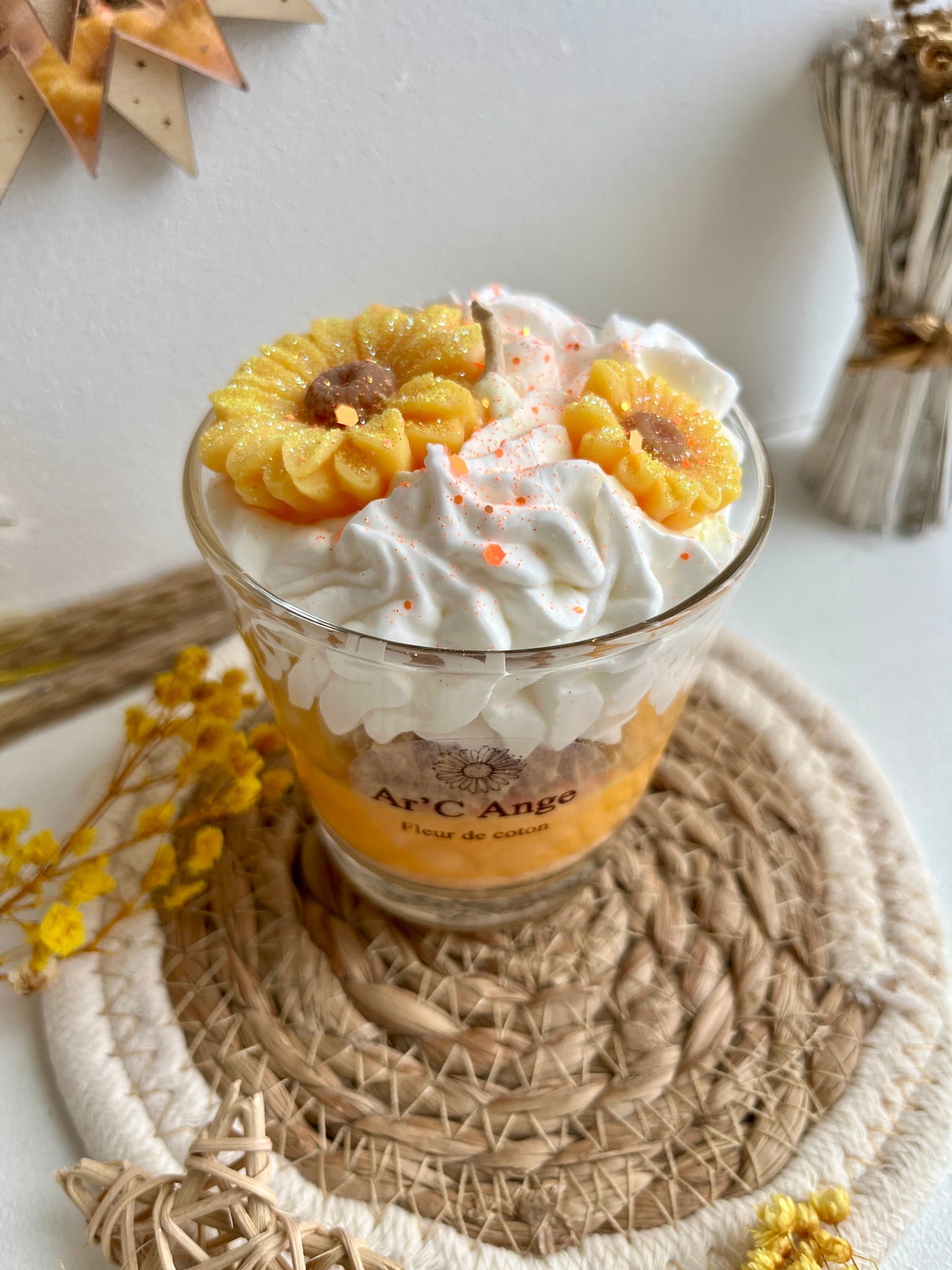 Bougie gourmande • ℱ𝓁ℯ𝓊𝓇 𝒹ℯ 𝒞ℴ𝓉ℴ𝓃 • été
