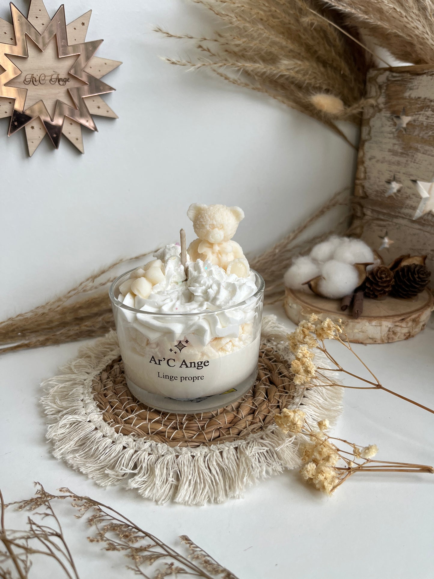 Bougie gourmande Linge Propre