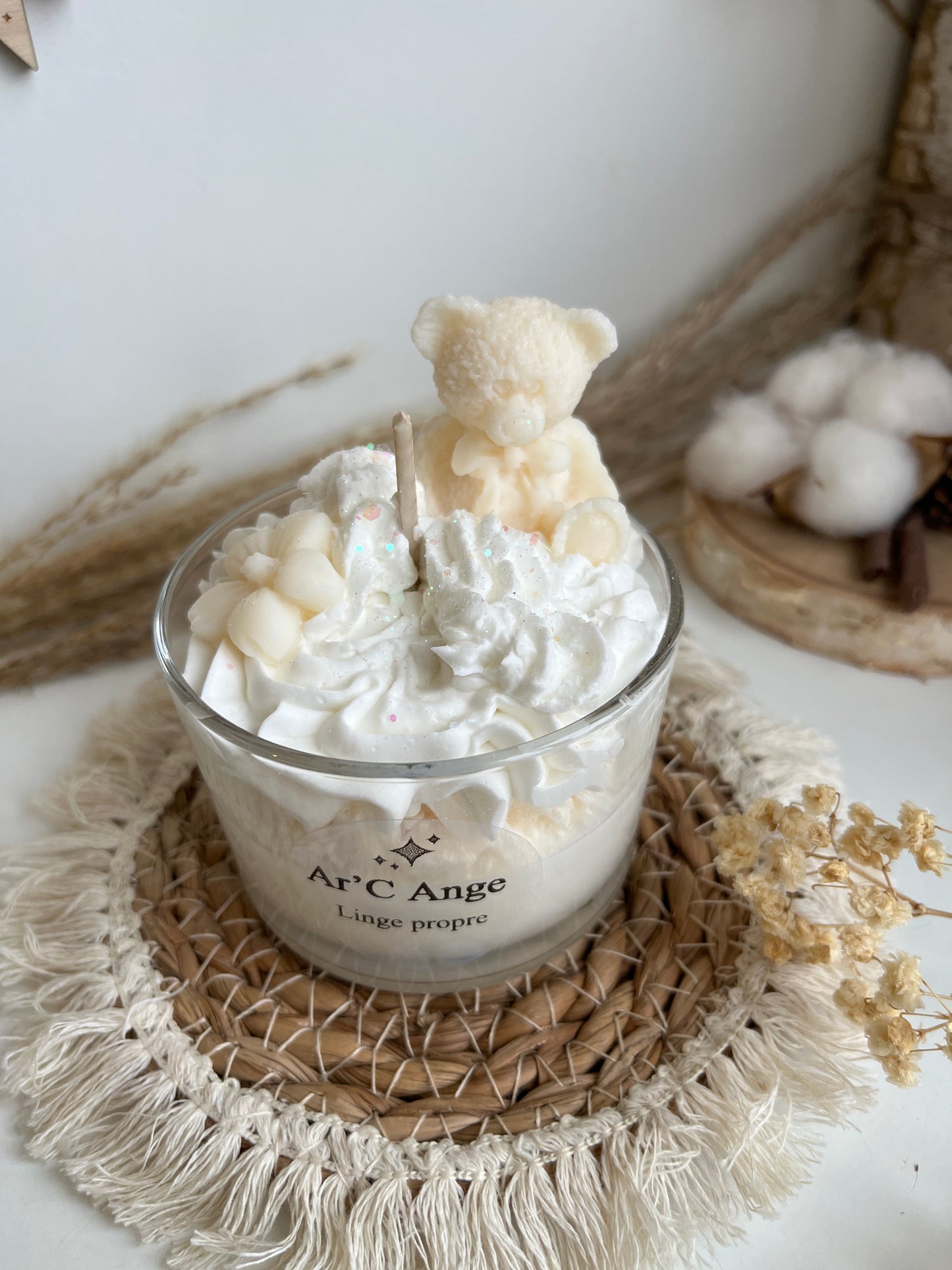 Bougie gourmande Linge Propre