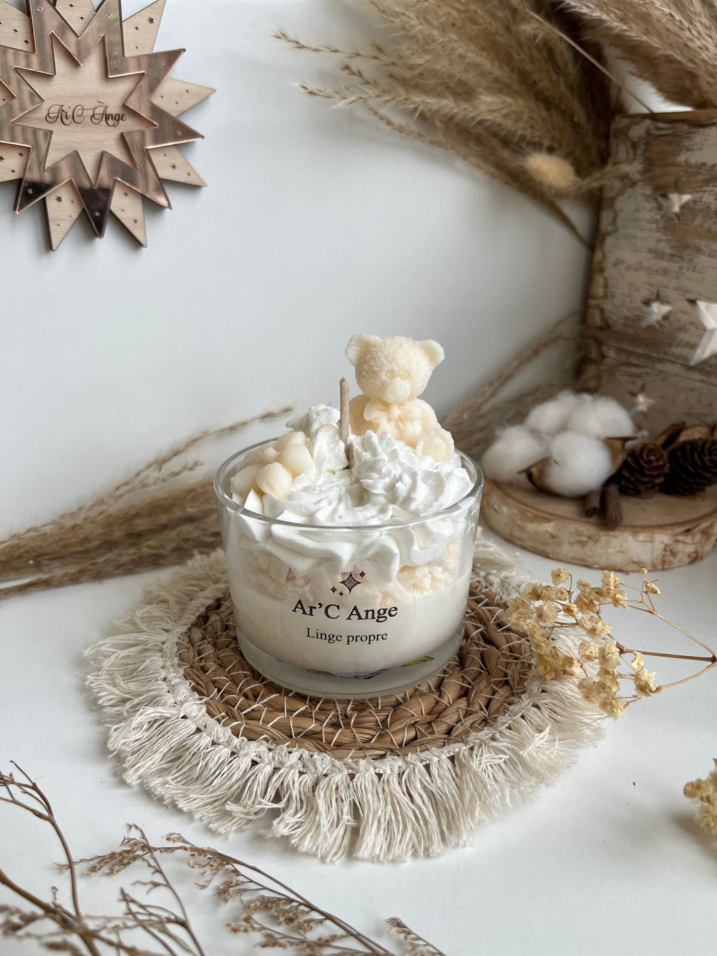 Bougie gourmande Linge Propre