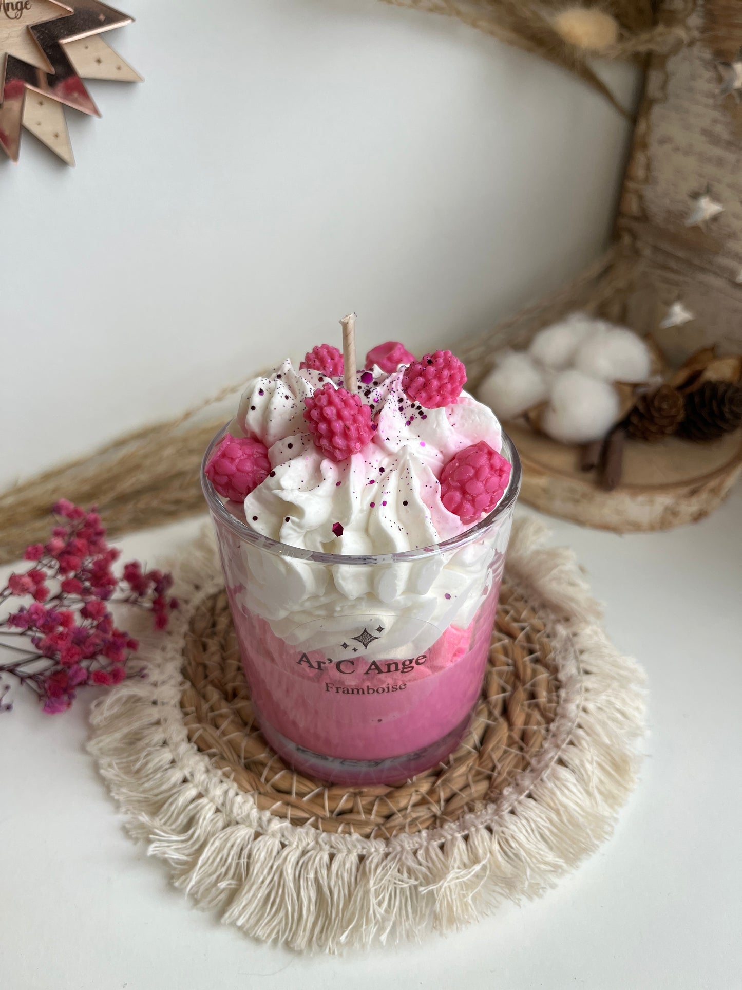 Bougie gourmande Framboise