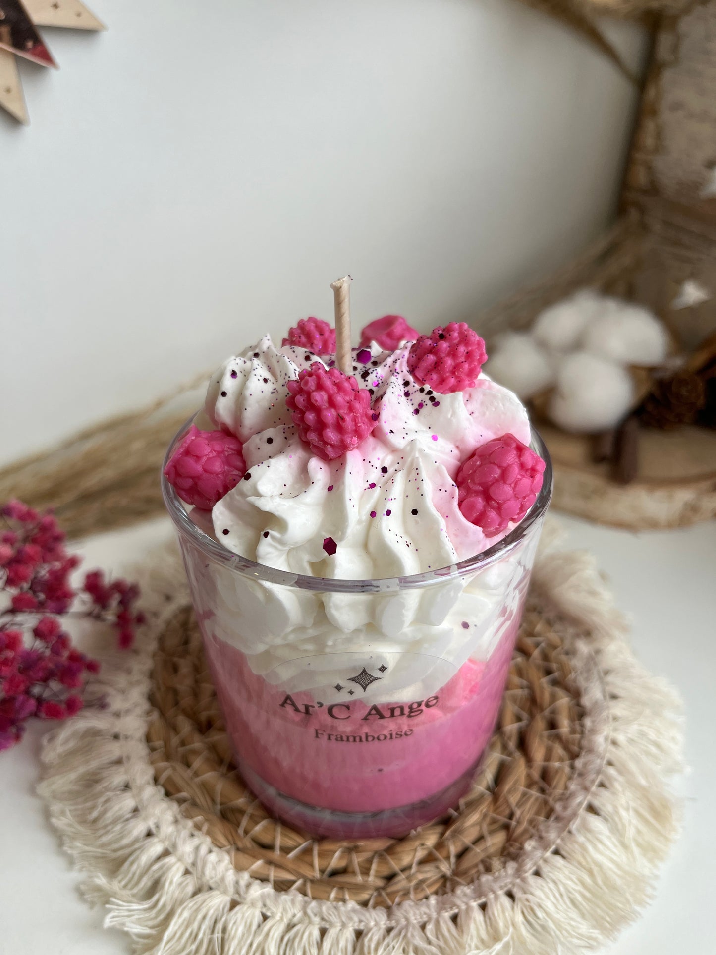 Bougie gourmande Framboise