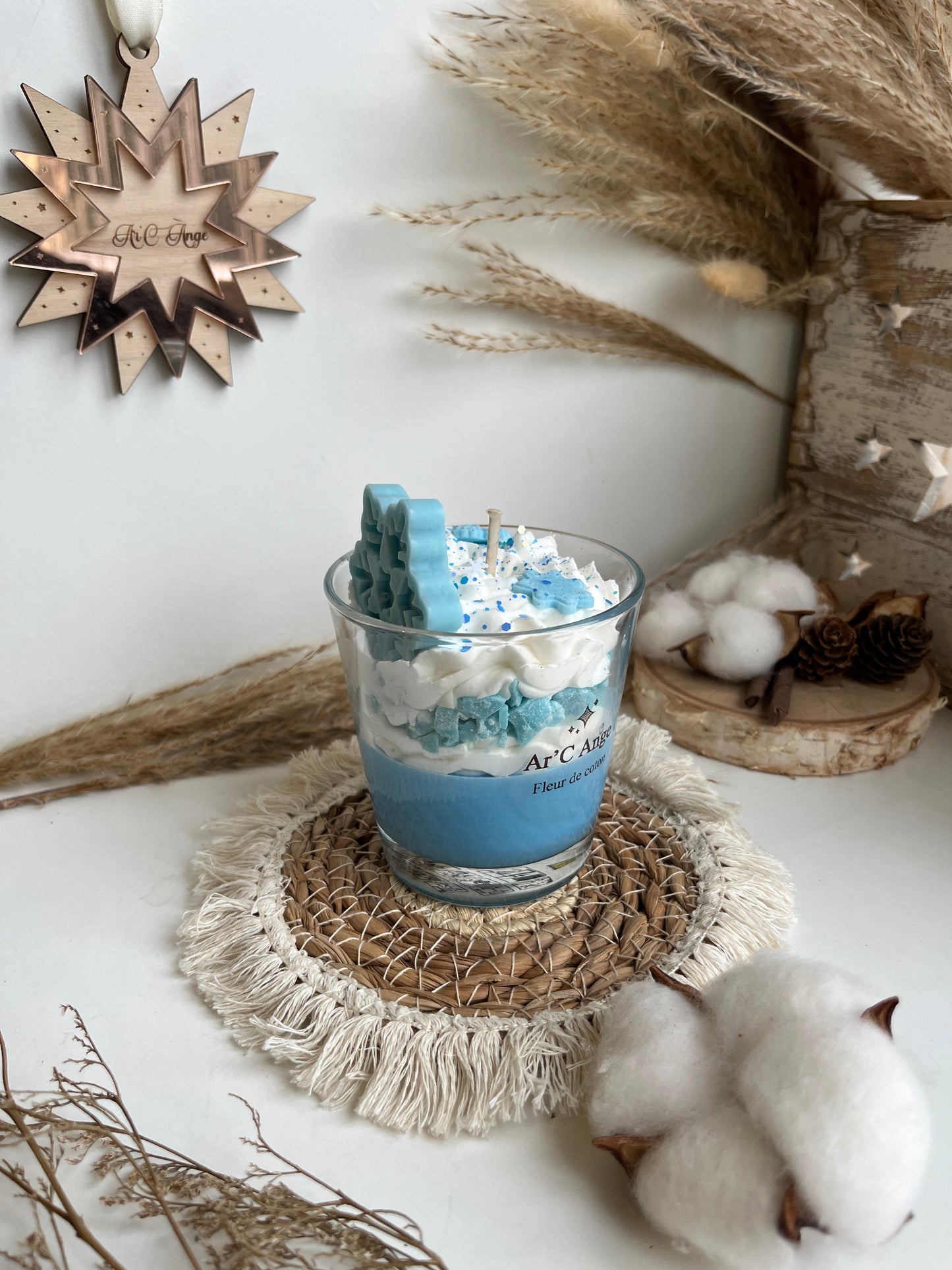 Bougie gourmande • ℱ𝓁ℯ𝓊𝓇 𝒹ℯ 𝒞ℴ𝓉ℴ𝓃 • 𝙷𝚒𝚟𝚎𝚛 ❄️