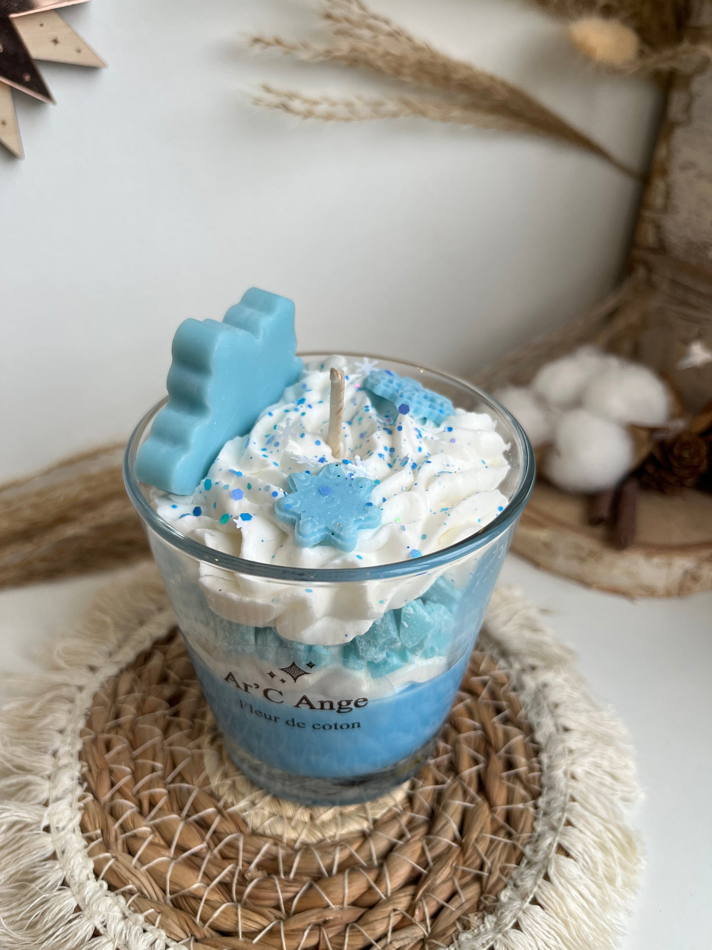 Bougie gourmande • ℱ𝓁ℯ𝓊𝓇 𝒹ℯ 𝒞ℴ𝓉ℴ𝓃 • 𝙷𝚒𝚟𝚎𝚛 ❄️