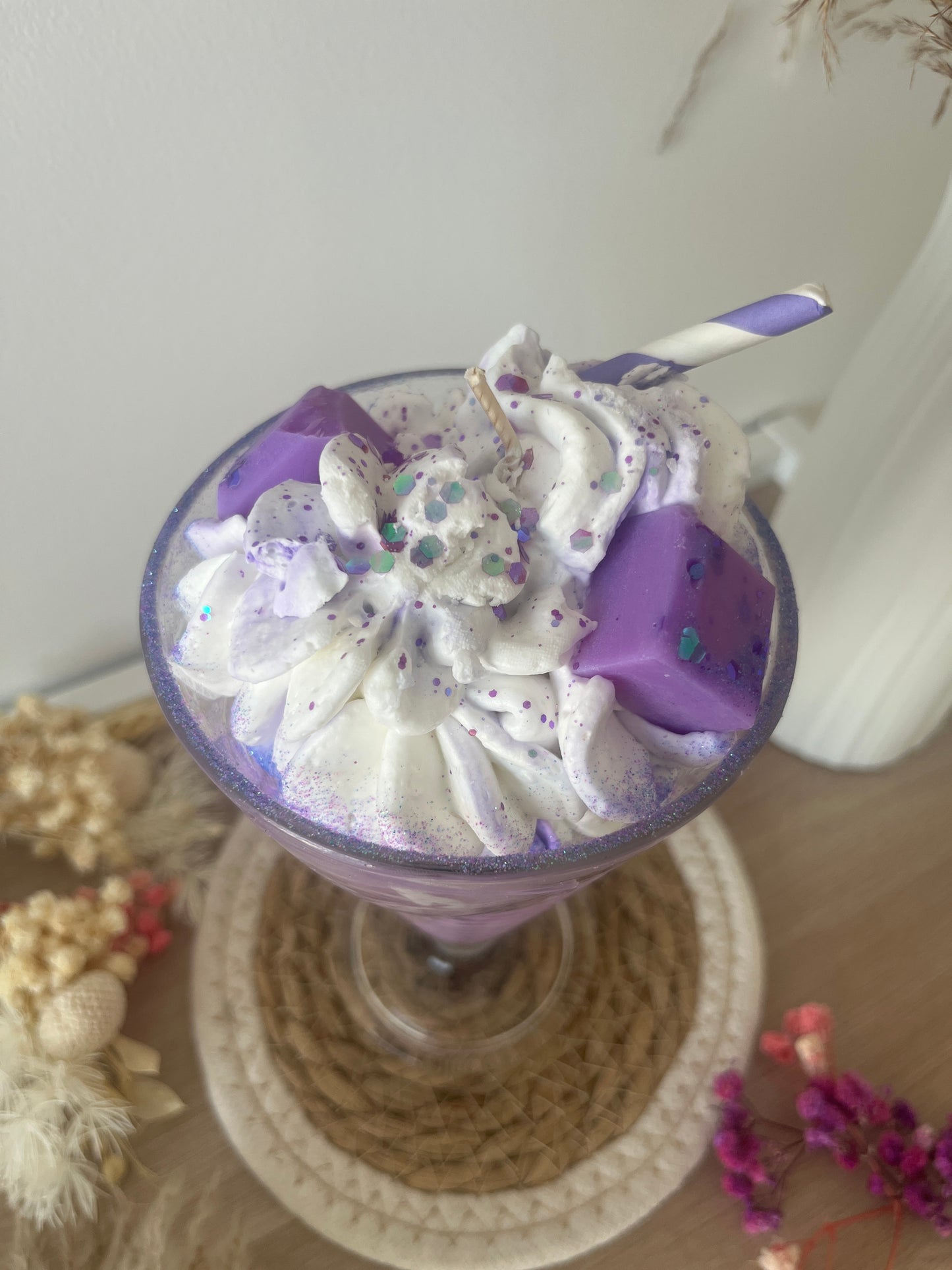 Bougie Cocktail "𝓟𝓾𝓻𝓹𝓵𝓮 𝓗𝓪𝔃𝓮"