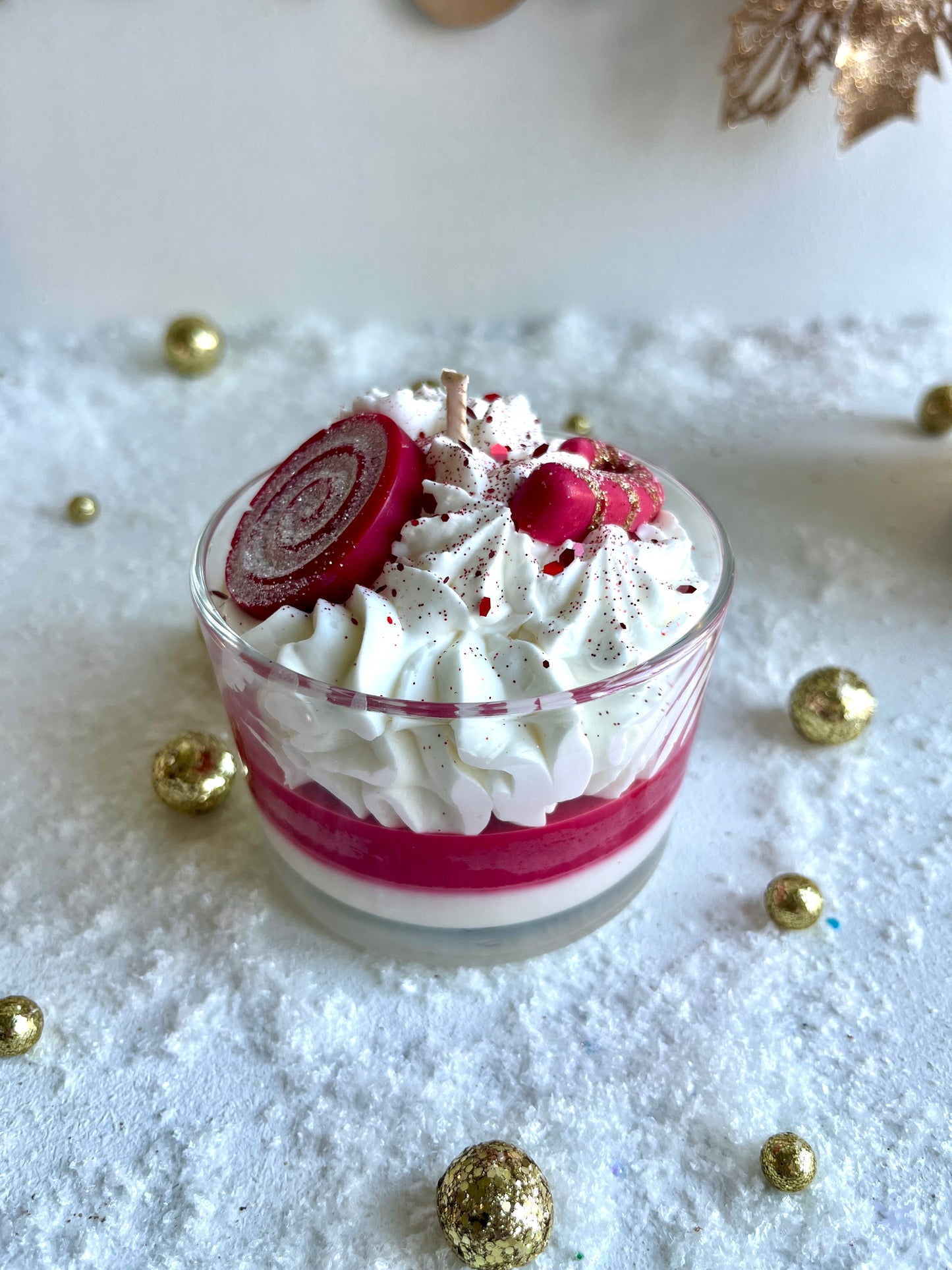 Bougie gourmande Noël "𝓢𝓾𝓬𝓻𝓮 𝓭'𝓞𝓻𝓰𝓮"