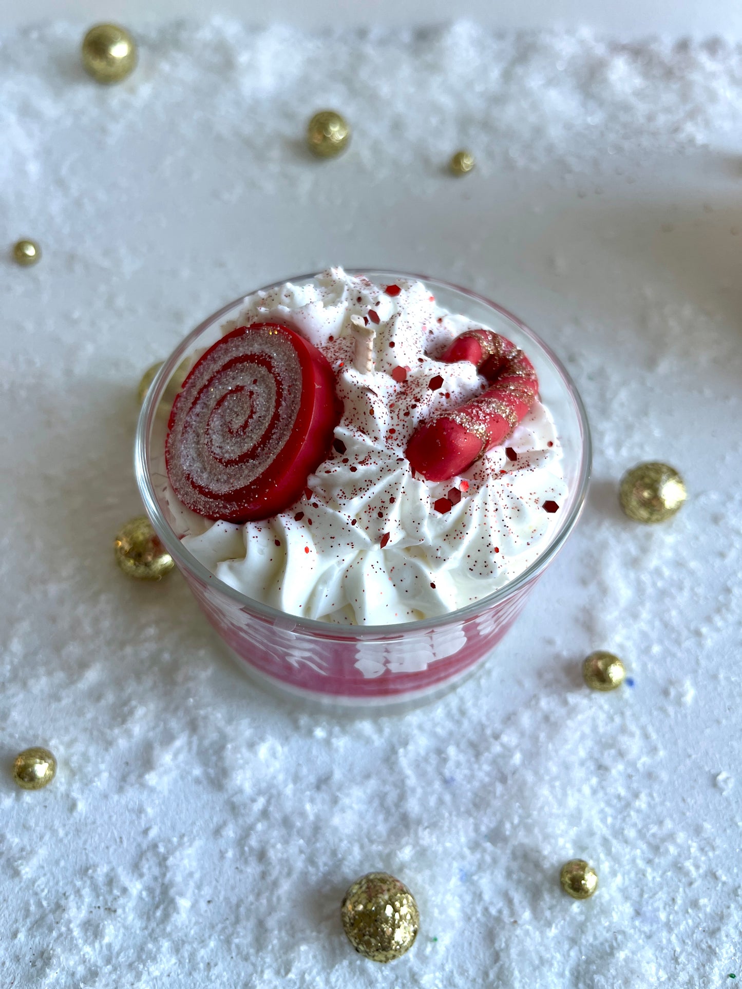 Bougie gourmande Noël "𝓢𝓾𝓬𝓻𝓮 𝓭'𝓞𝓻𝓰𝓮"