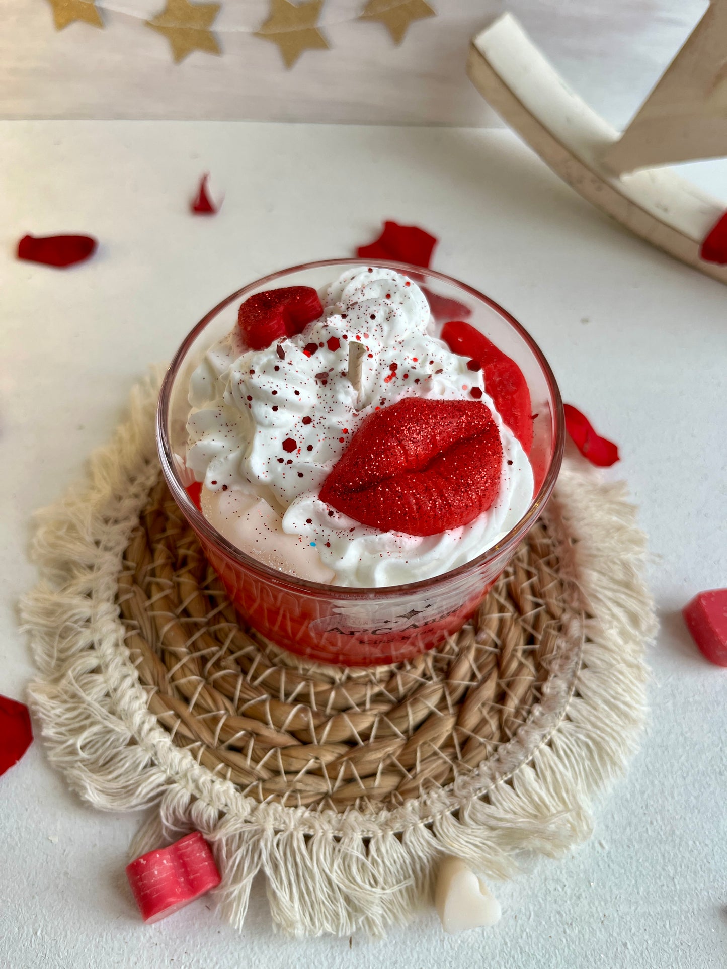 Bougie gourmande Saint valentin Kiss Kiss 😘