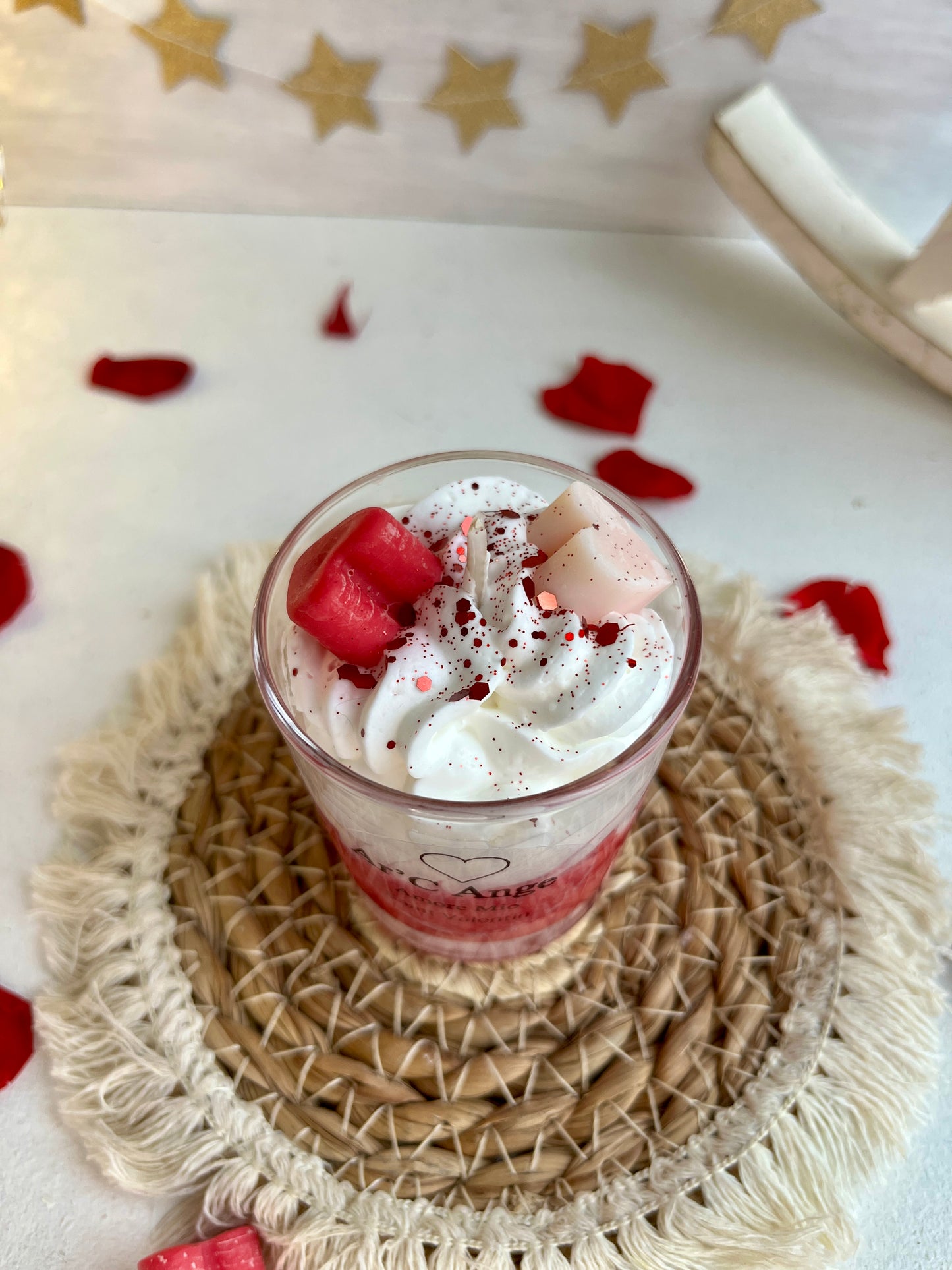 Mini bougie gourmande Saint valentin Pomme d'amour 🍎