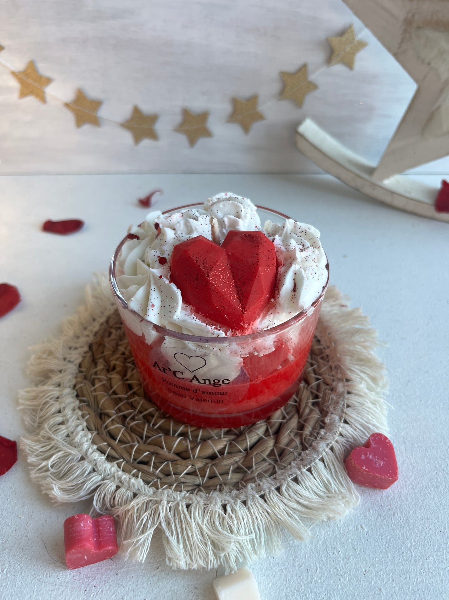 Bougie gourmande Saint valentin Pomme d'amour 🍎