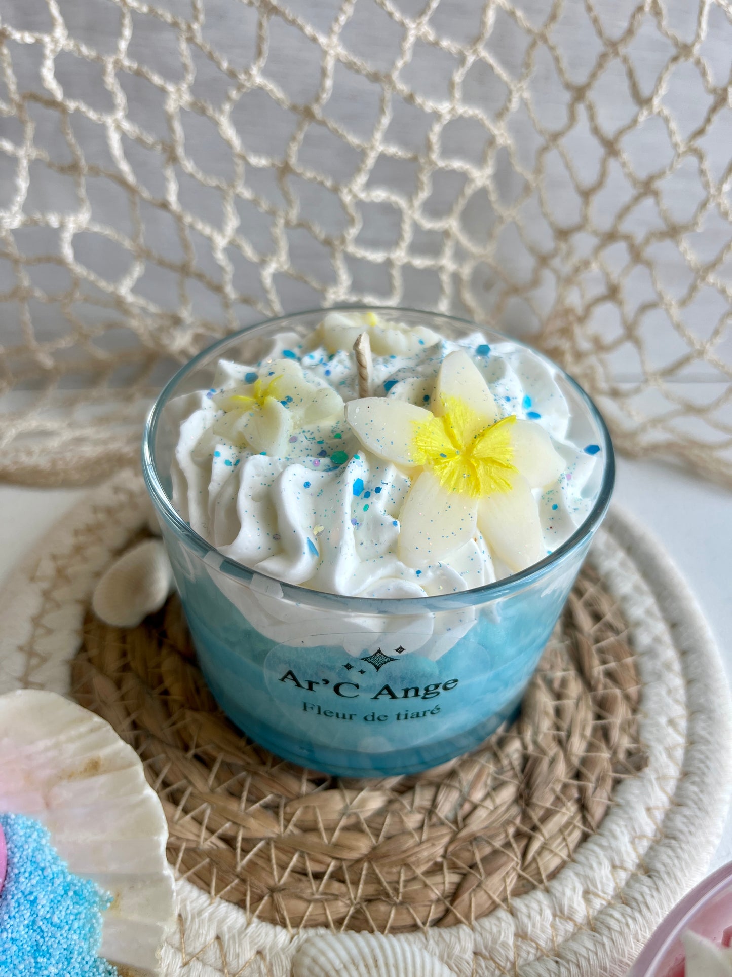 Bougie gourmande "𝓕𝓵𝓮𝓾𝓻 𝓭𝓮 𝓣𝓲𝓪𝓻é"