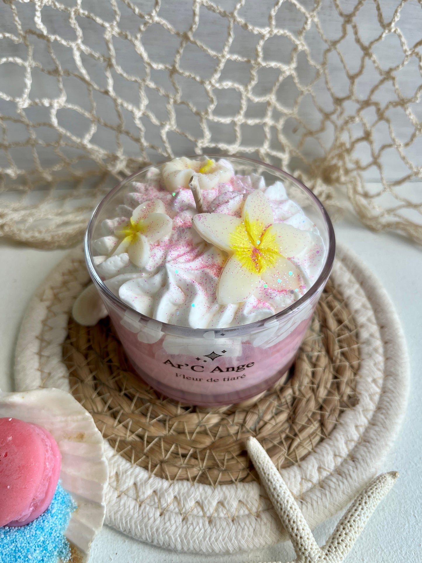 Bougie gourmande "𝓕𝓵𝓮𝓾𝓻 𝓭𝓮 𝓣𝓲𝓪𝓻é"