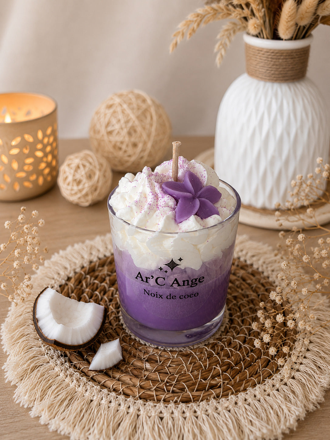 Mini Bougie Gourmande - Noix de coco
