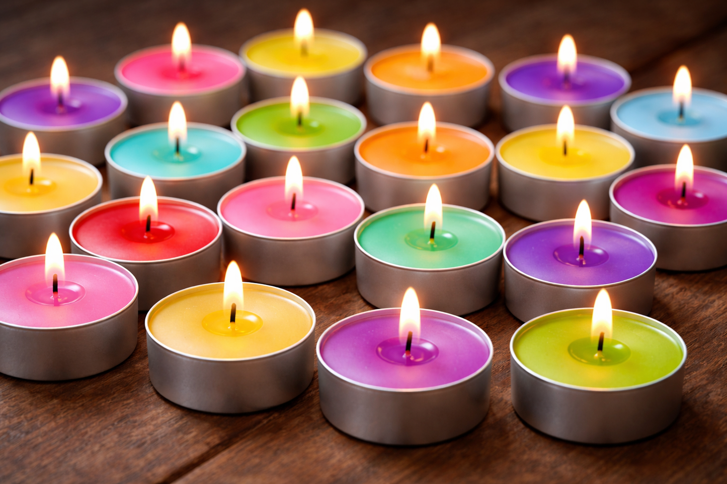 🕯️ Bougies chauffe-plat – Couleurs au choix