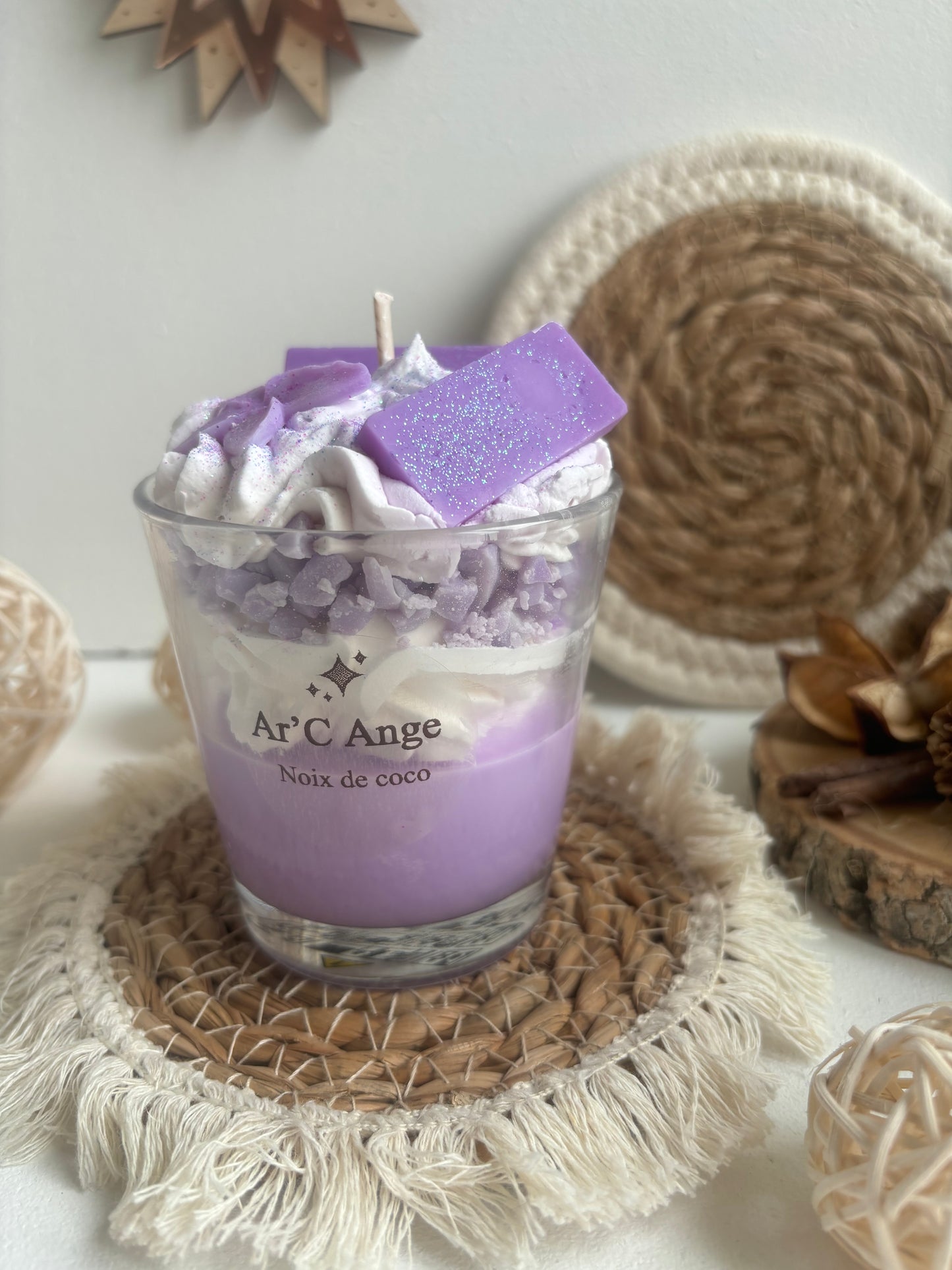 Bougie gourmande Noix de coco