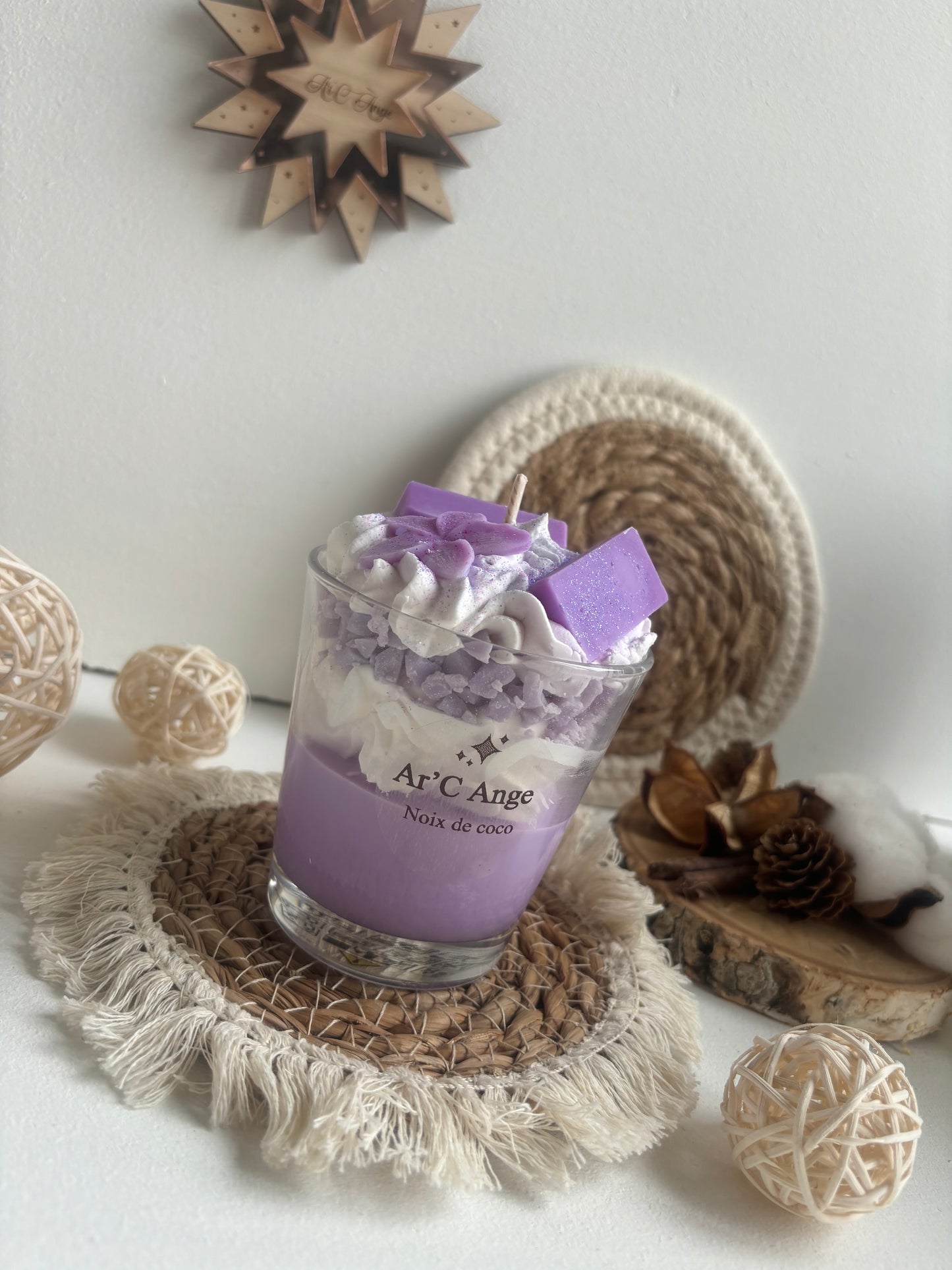 Bougie gourmande Noix de coco