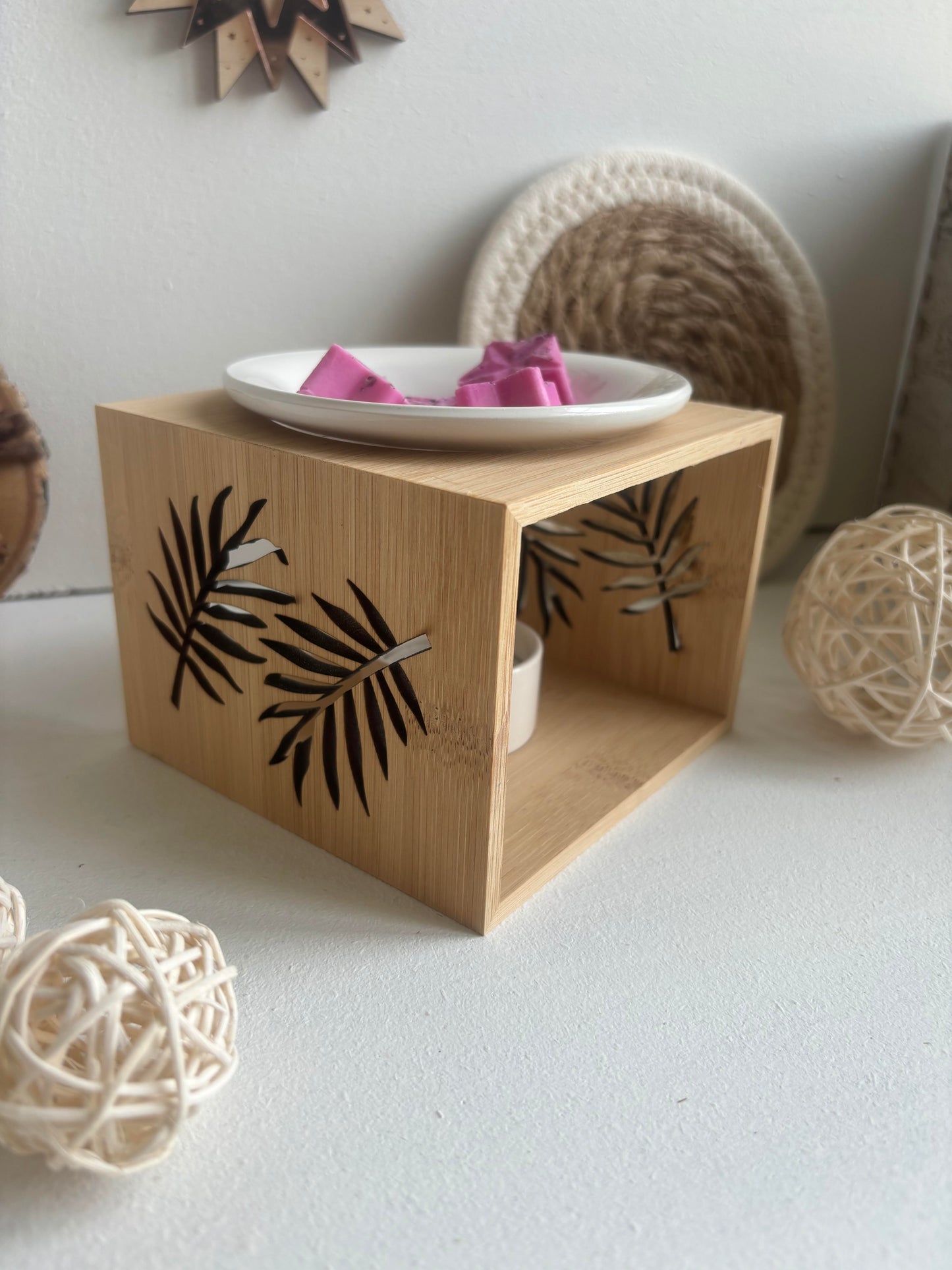 Brule parfum bois feuilles et céramique