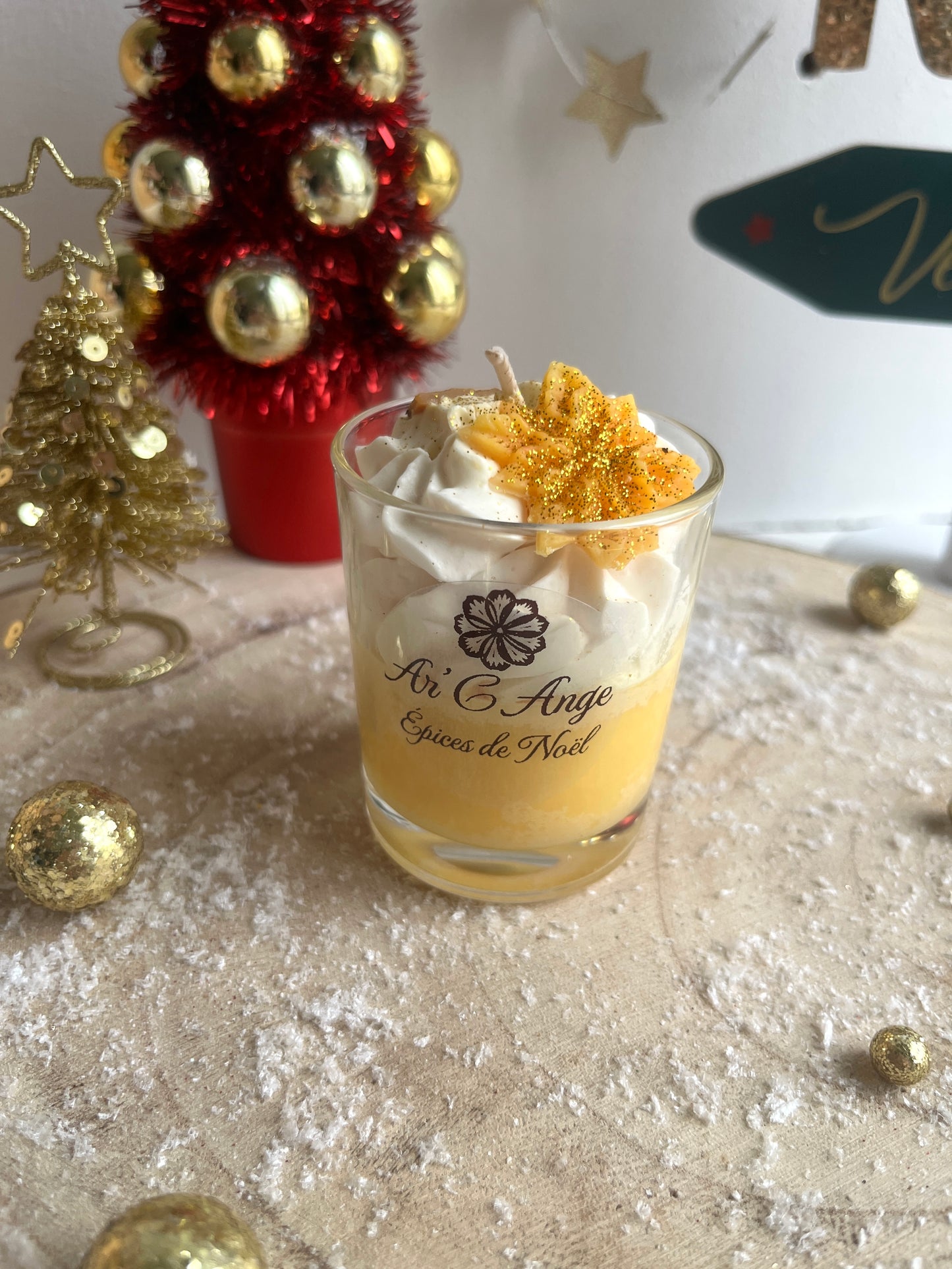 Mini bougie gourmande Noël - Épices de Noël