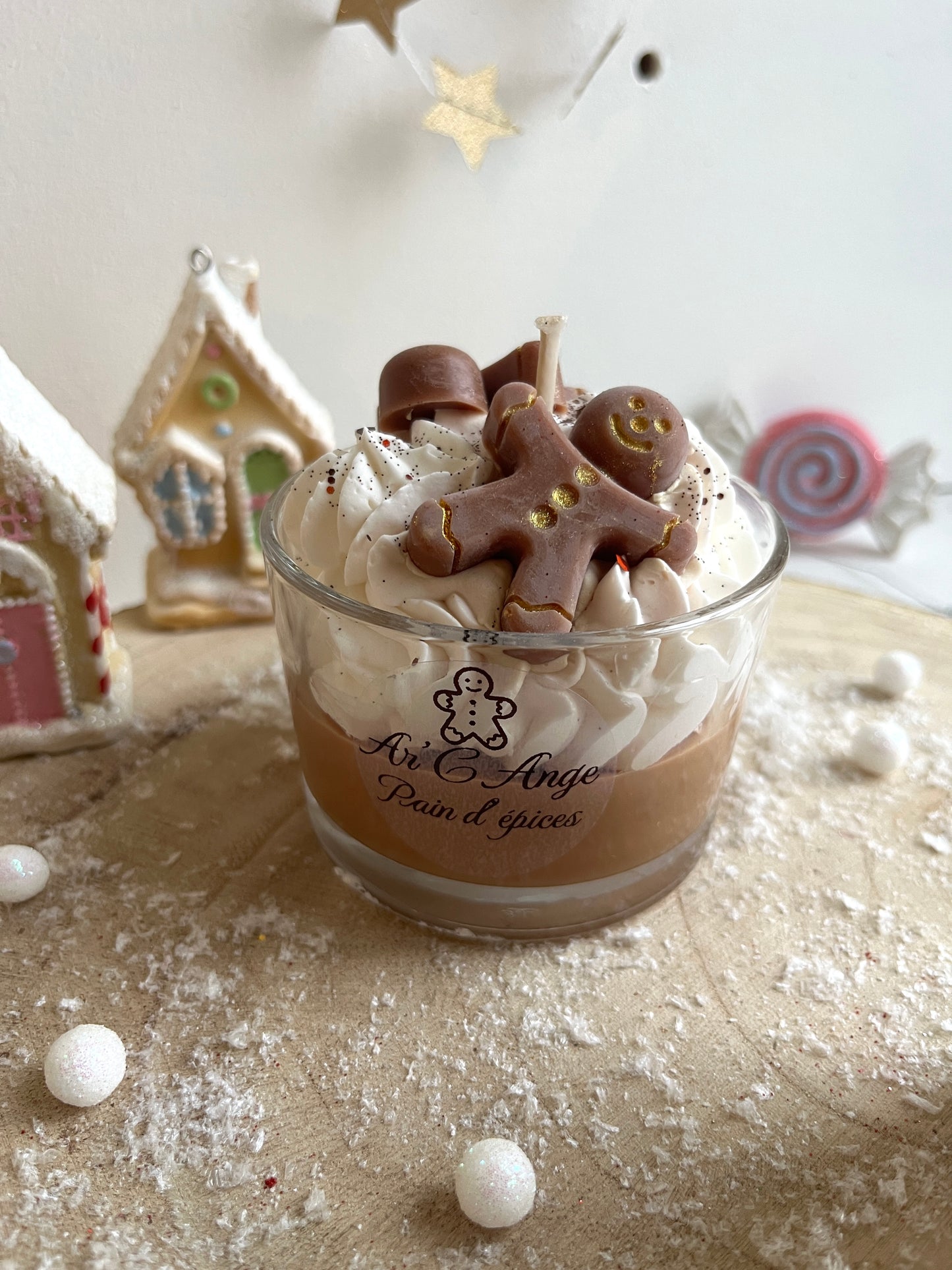 Bougie gourmande Noël - Pain d'épices