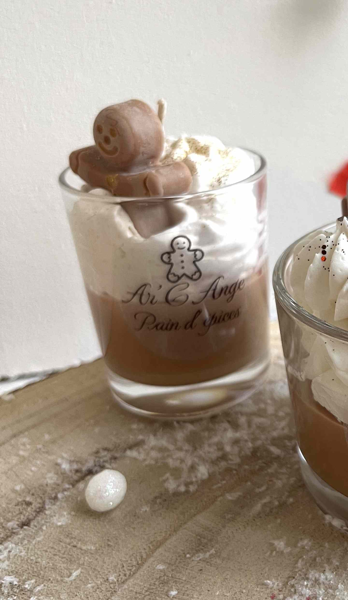 Mini bougie gourmande Noël - Pain d'épices