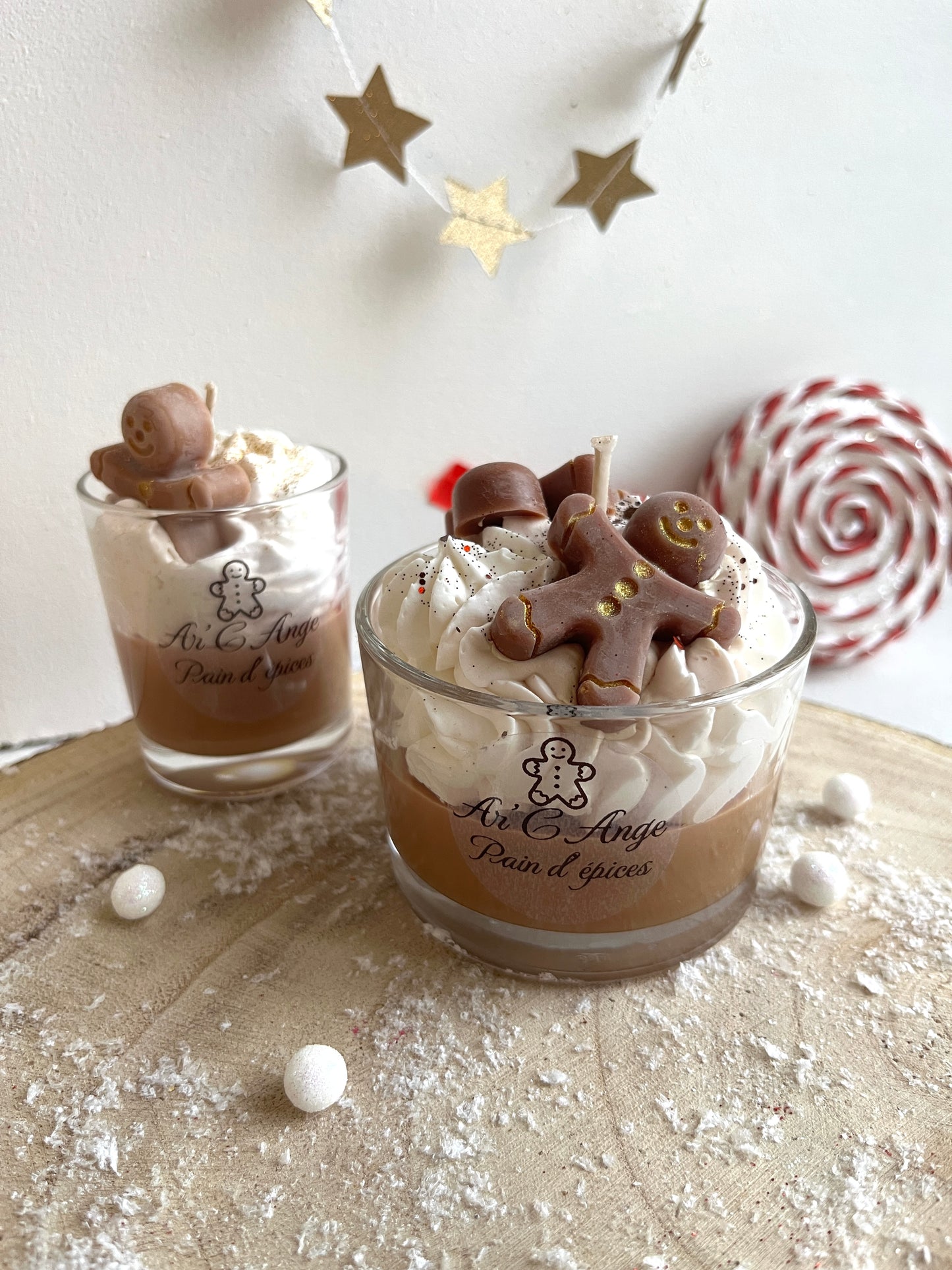 Mini bougie gourmande Noël - Pain d'épices