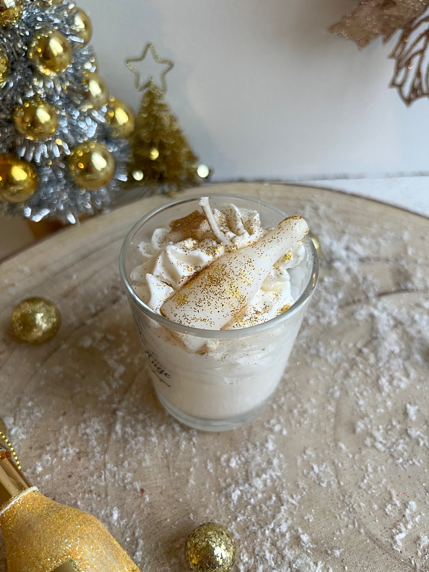 Mini bougie gourmande Noël - Coupe de Champagne 🥂