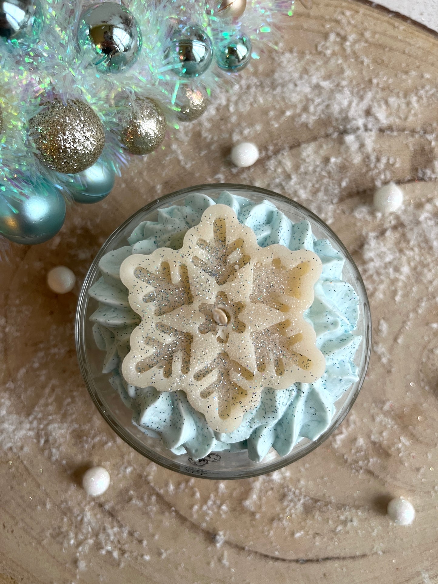 Bougie gourmande Noël - Fleur de Coton ❄️