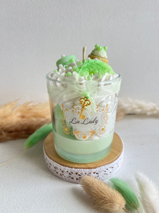 Bougie gourmande parfumée Bridgerton - La Lady- Bougie Parfumée Artisanale | Ar'C Ange