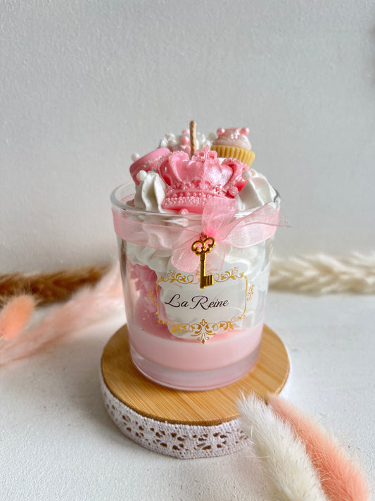 Bougie gourmande parfumée Bridgerton - La Reine- Bougie Parfumée Artisanale | Ar'C Ange