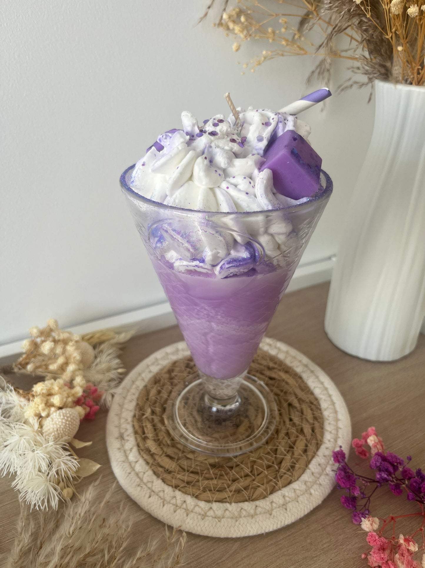 Bougie Cocktail "𝓟𝓾𝓻𝓹𝓵𝓮 𝓗𝓪𝔃𝓮"