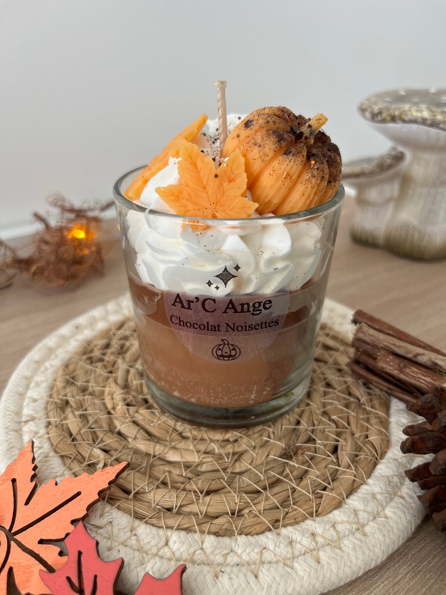 Bougie gourmande Chocolat-Noisettes