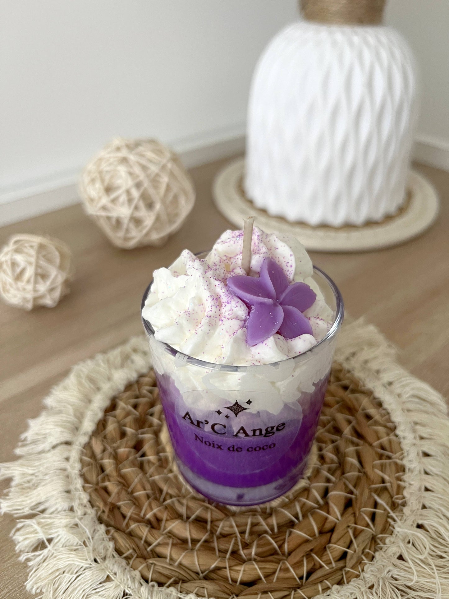 Mini bougie gourmande Noix de coco