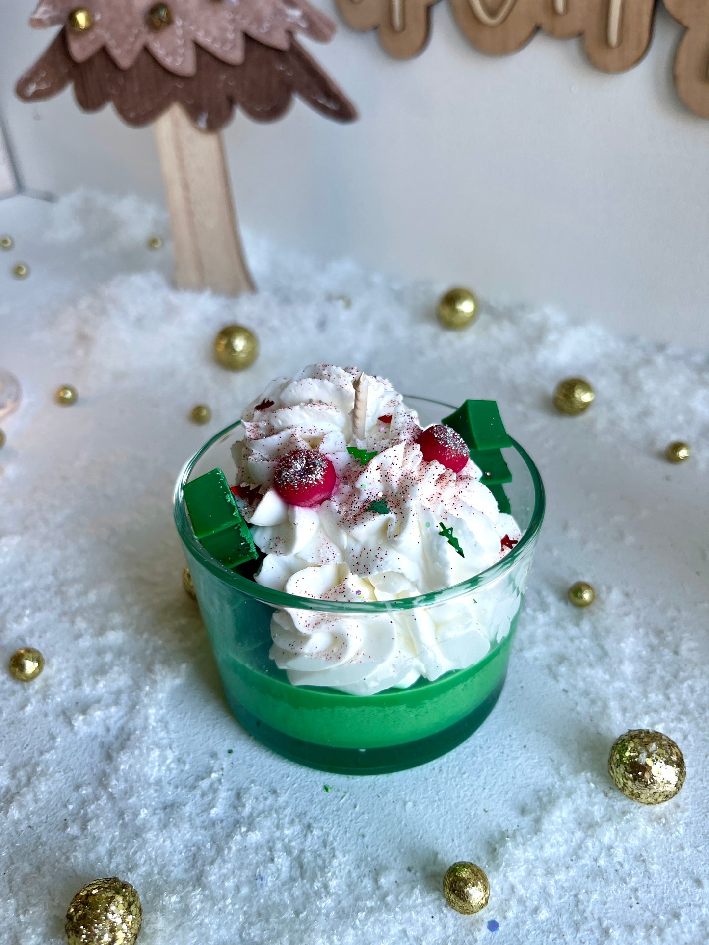 Bougie gourmande Noël "𝓒𝓱𝓪𝓵𝓮𝓽 𝓮𝓷 𝓛𝓪𝓹𝓸𝓷𝓲𝓮"