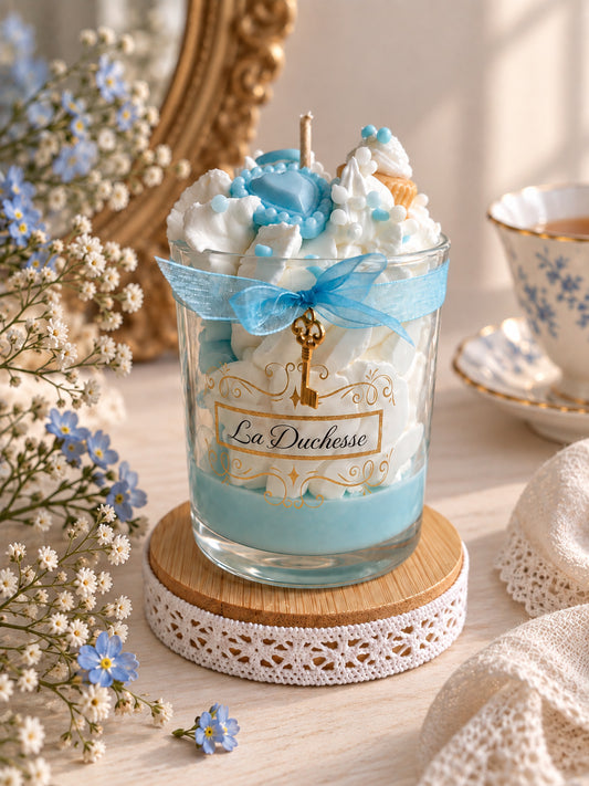 Bougie Gourmande parfumée Bridgerton - La Duchesse - Bougie Parfumée Artisanale | Ar'C Ange