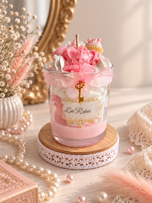 Bougie gourmande parfumée Bridgerton - La Reine- Bougie Parfumée Artisanale | Ar'C Ange