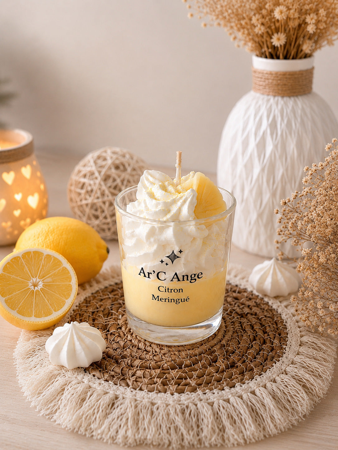 Mini Bougie Gourmande - Citron Meringué