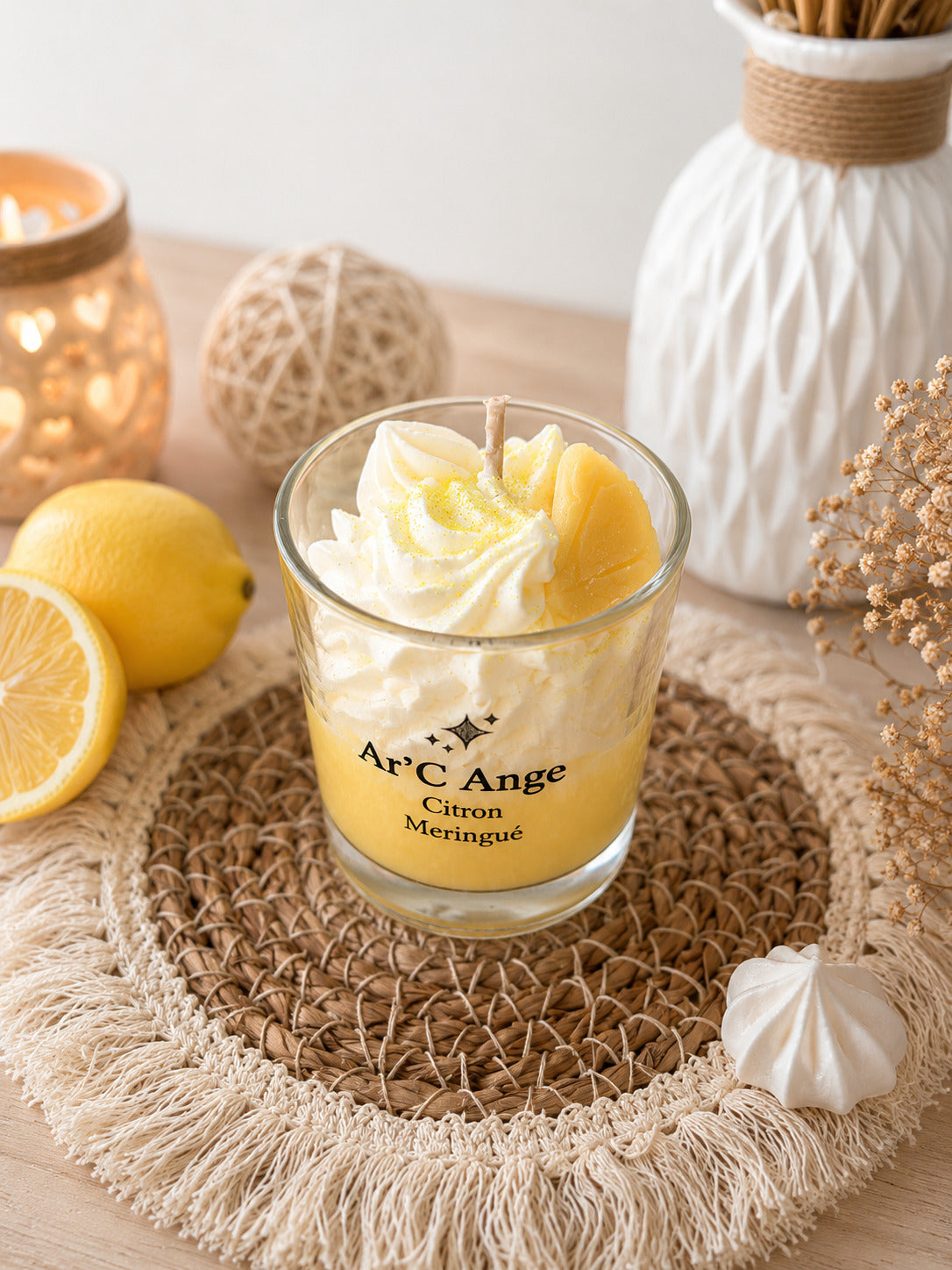 Mini Bougie Gourmande - Citron Meringué